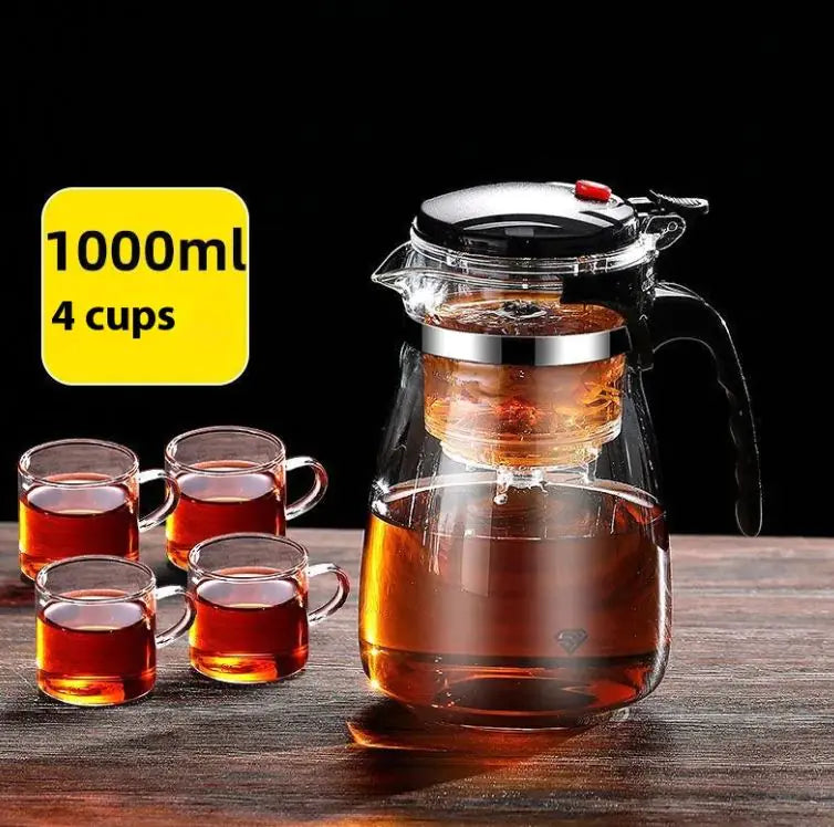 High Temperature Resistant Elegant Household One-click Filtering Tea Cup
