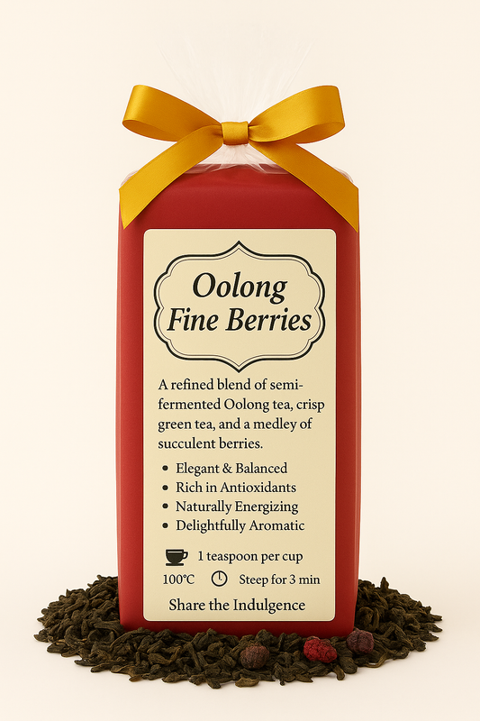 Chá Oolong Berries Finas