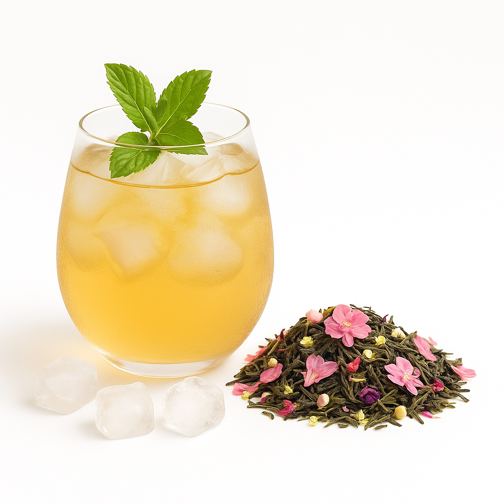 Chá Verde Gelado Sakura - Edição de Verão