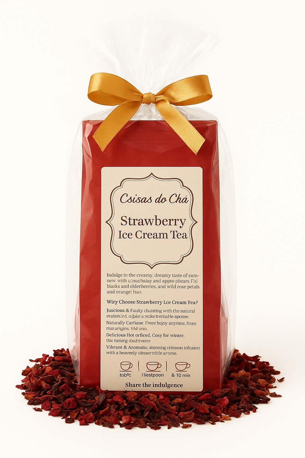 Infusão de Gelado de Morango