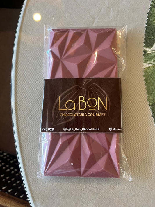 Barra de Chocolate Ruby – Gourmet e Artesanal
