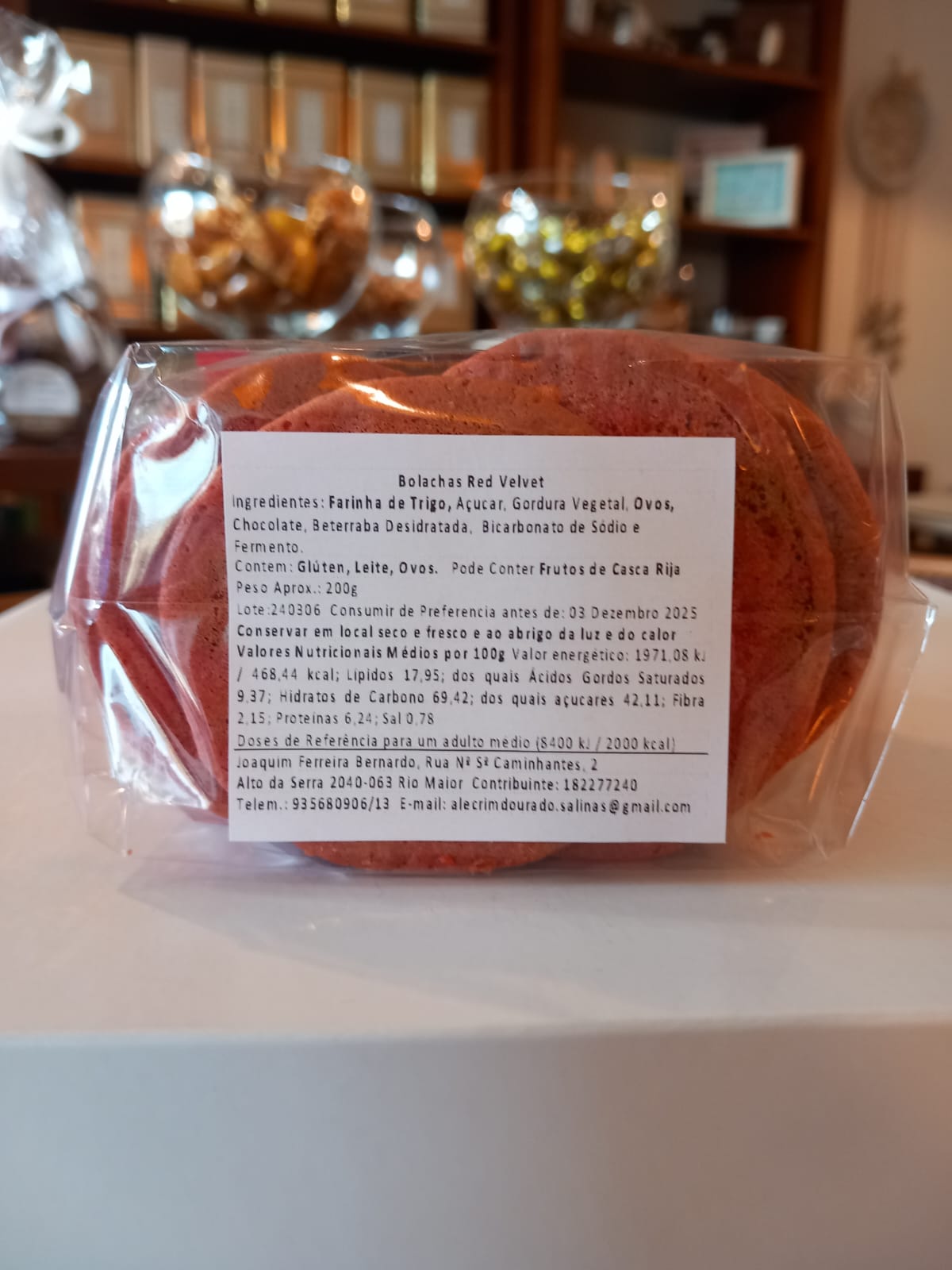 Biscoitos Red Velvet